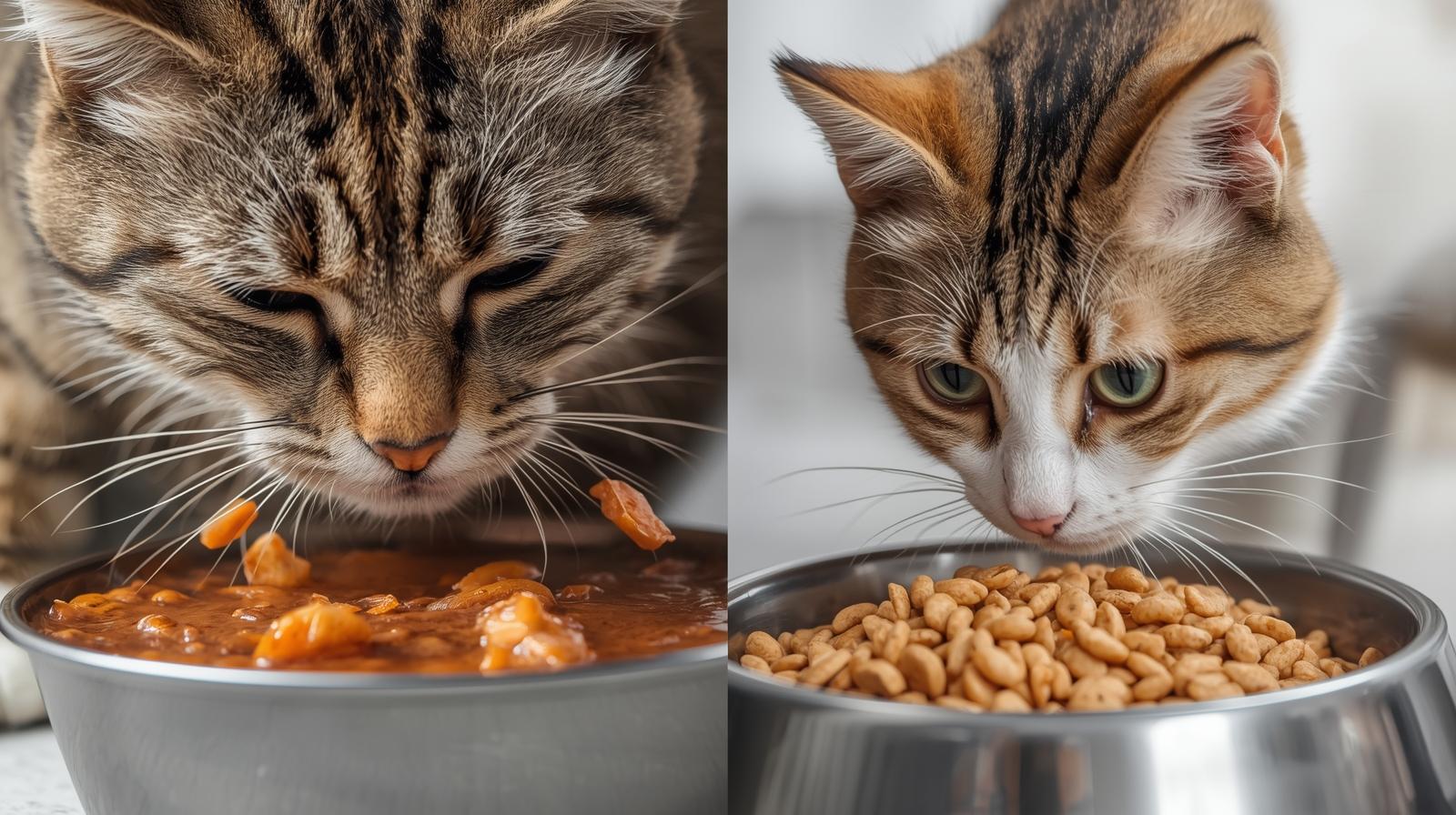 Kediler İçin Yaş Mama mı Kuru Mama mı Daha Sağlıklı?