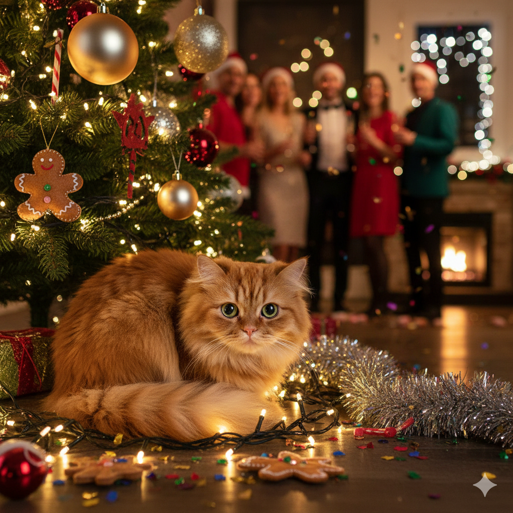 Kediler Yılbaşında Neden Strese Girer?