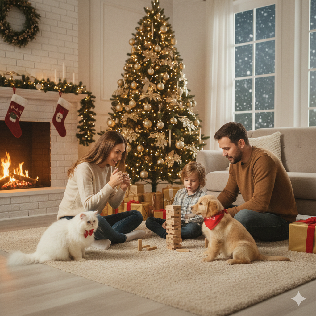 Neden Noel Evcil Hayvanlarla Daha Güzel?