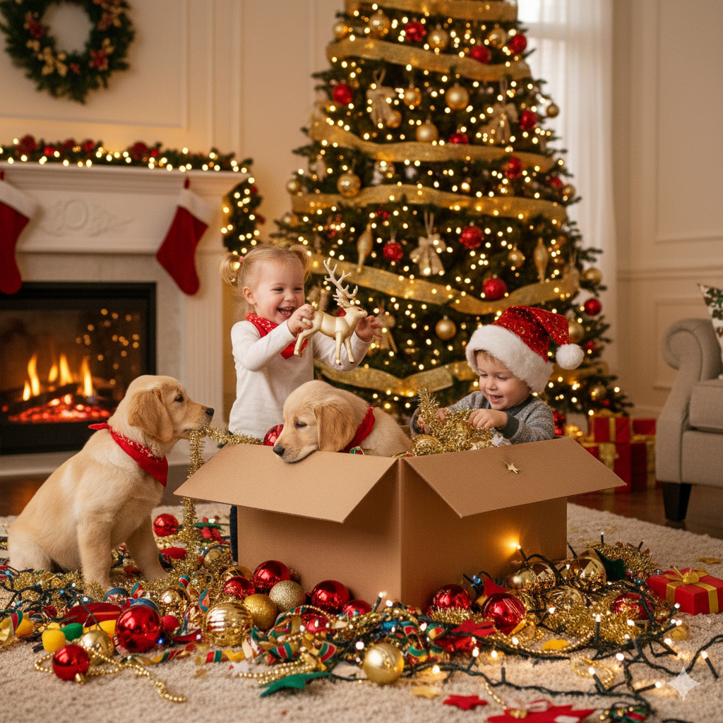 Noel Ağacı ve Süsleri: Köpeğiniz İçin Güvenlik Rehberi
