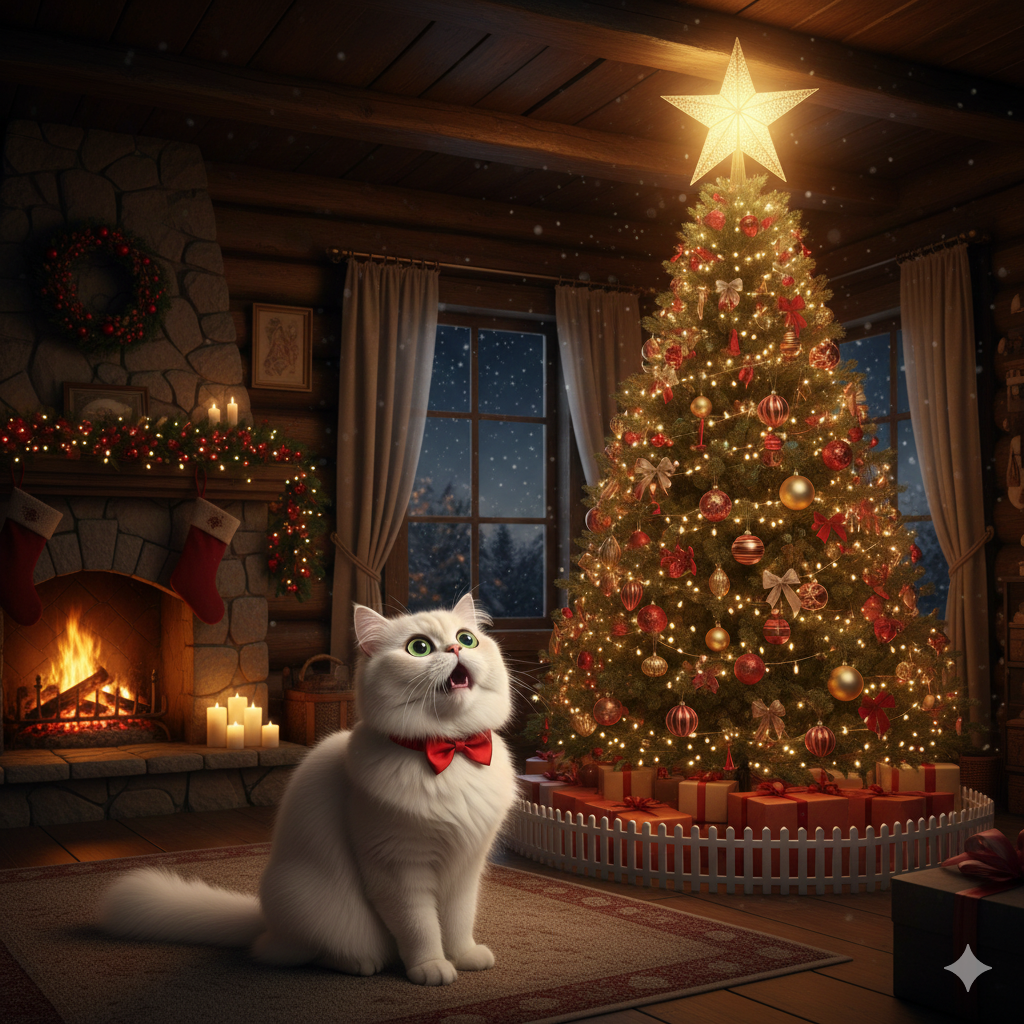 Kedinizin Noel Işıklarına Verdiği Tepkilerin Gizli Anlamı: Av İçgüdüsü mü, Merak mı? 2